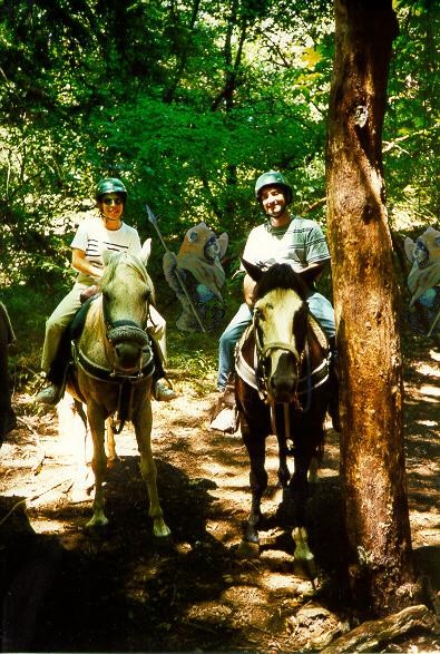 Jodie and Adam with Blue and Bandito