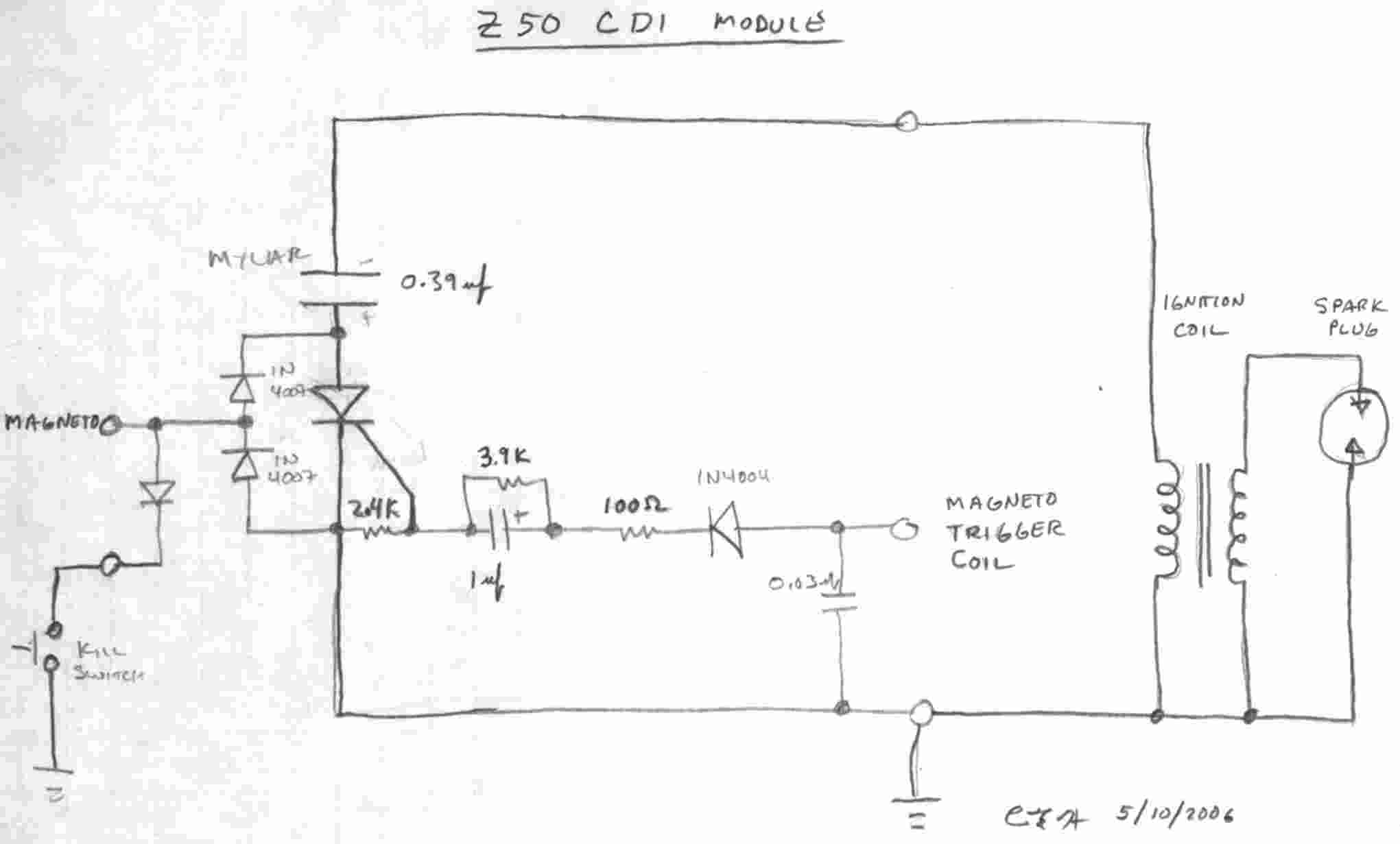 Z50 CDI Schematic