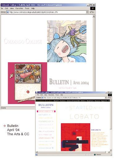 Online version of the Colorado College Bulletin, April 2004
