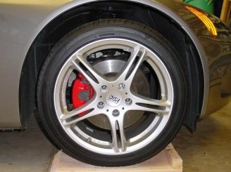 Painted brake caliper