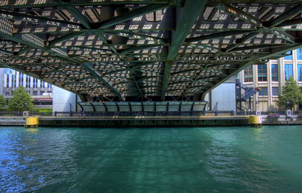Under the Columbus Bridge