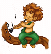 boy playing flute