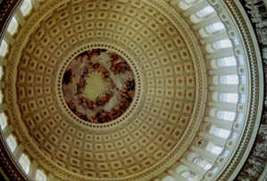Looking Up Inside the Capitol
