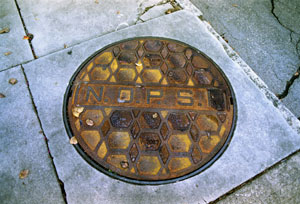 NOPSI Cover in Sidewalk
