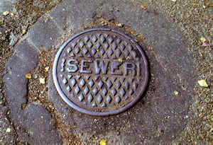 Sewer in the Asphalt