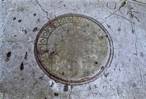 Covered Sewer Cover