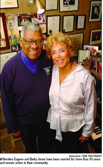 Betty and Eugene Jones, 11/05, Norwalk Hour.