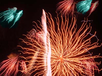 FIREWORKS RED GREEN