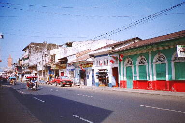 [downtown Iquitos street]