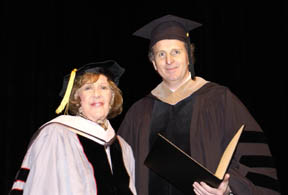 Marion McPartland Receiving Honorary Doctorate at Berkelee College