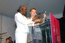 Dorthaan Kirk (left), Mary Sue Sweeney Price (right). Photo Credit:  Shelley Kusnetz