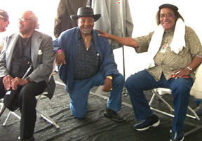Francis Clay, Jody Williams and James Cotton