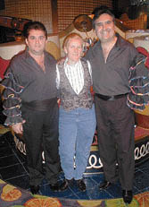 Marcie with Members of Brazilia, 2000
