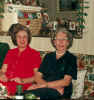 Ken's aunt Anita and grandmother (father's side) in grandmother's house in Summit, NJ.