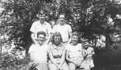My dad is in front row, second from right. His brothers Clifford and Jack are standing. Taken around 1941 at Silver Lake in NJ.