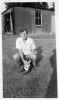 Stuart (my dad) with his dog Bing. Taken in 1943. 
