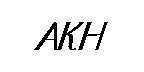 my initials