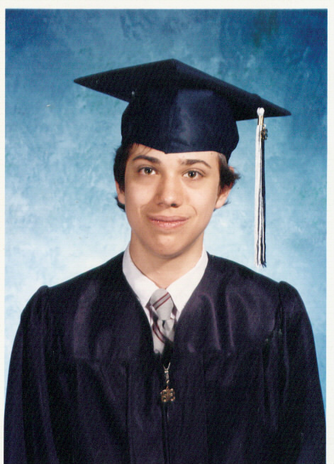 Photo of me at Inter-American graduation, 1986