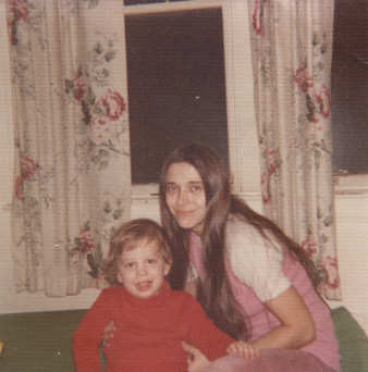 Me and mom at the old home