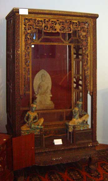 Chinese Carved Wood Altar