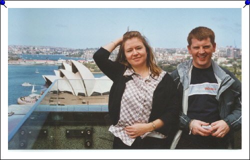 Sydney - Bridge pilon view, Mark, Marie