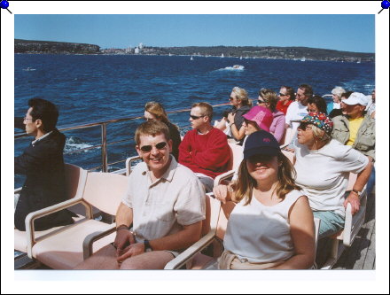 Sydney - Mark, Marie, harbour cruise