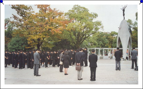 Hiroshima - moment of silence