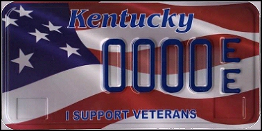 State of KY plate