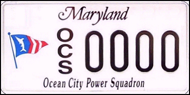 State of MD plate
