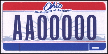 State of OH plate