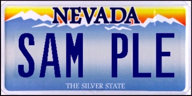 State of NV plate