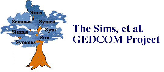 The Sims, et al. GEDCOM Project