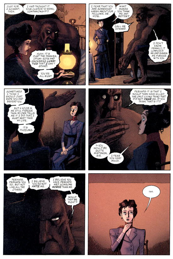 Hyde and Mina talk