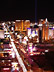 The Las Vegas Strip at night