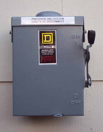 PG&E Utility Disconnect - Detail