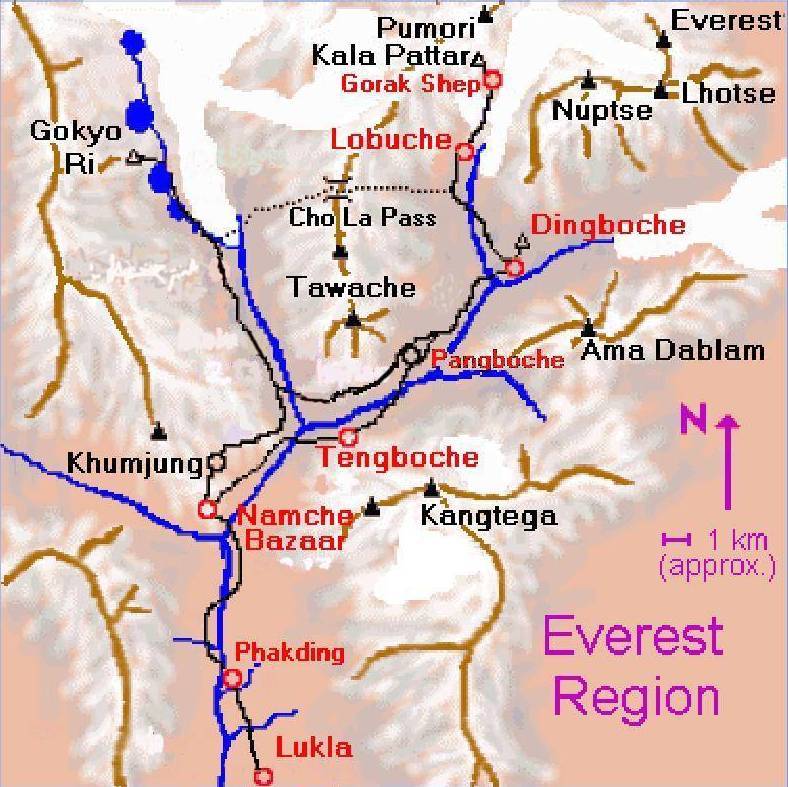 Khumbu map
