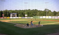 Renegades grounds crew preps home plate