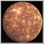 Callisto, a moon of Jupiter