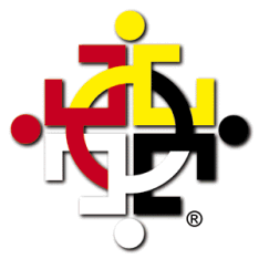 Description: Description: Description: Trinity Covenant Church logo featuring leaves growing from the Cross of Christ